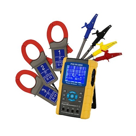 Pce Instruments Three-Phase Power Analyzer, up to 600V PCE-PA 8000